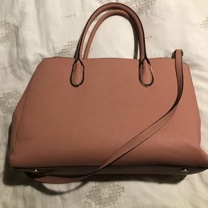 H & M blush pink Professional career bag satchel